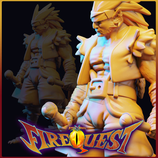 The Mentor, Fire Quest Miniature - Pre-Supported - Digital Download