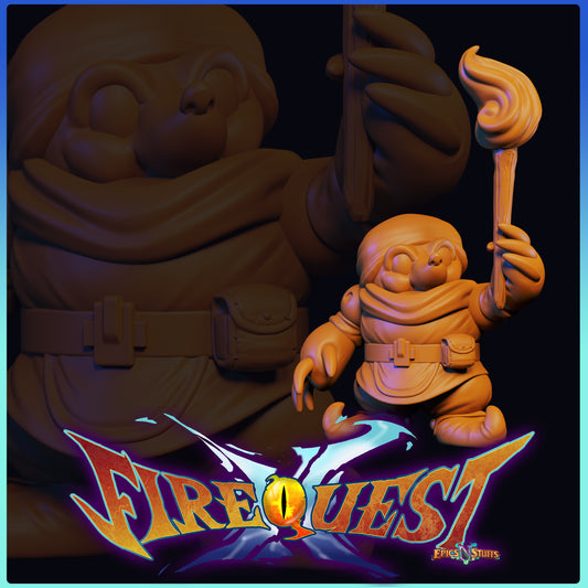 Molegu, Breath of Fire III, 3D Printed Resin Miniature