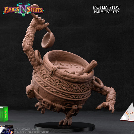 Motley Stew 1A, 3D Printed Resin Miniature