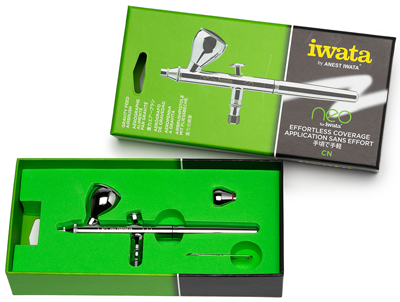 IWATA Neo CN Gravity-Feed Airbrush 0.35mm