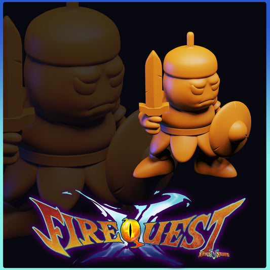 Nut Troop - Breath of Fire III, 3D Printed Miniature