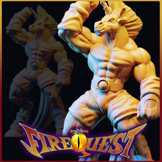 Sunder, Breath of Fire III, 3D Printed Resin Miniature
