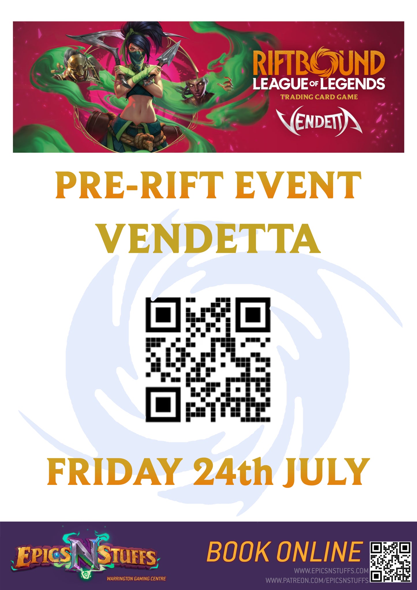 Epics 'N' Stuffs - Riftbound: Pre-Rift Event - Vendetta