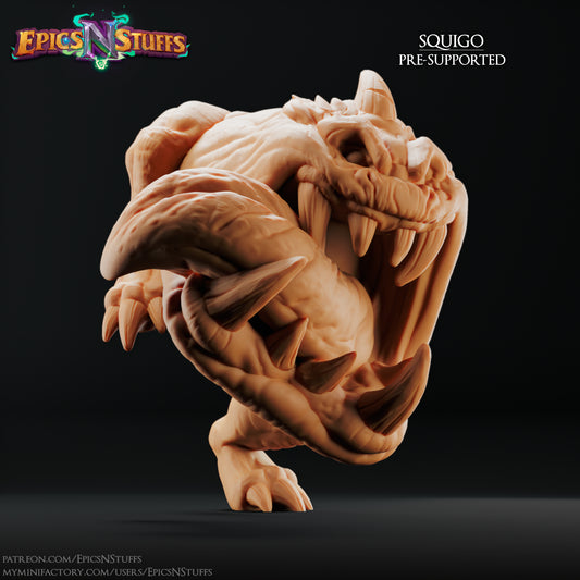 Squigo, 3D Printed Resin Miniature