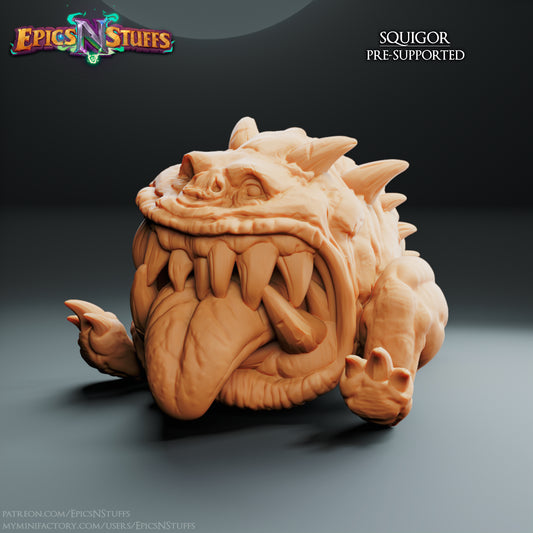 Squigor, 3D Printed Resin Miniature
