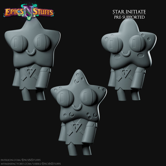 Star Initiate Miniature, 3D Printed Resin Miniature