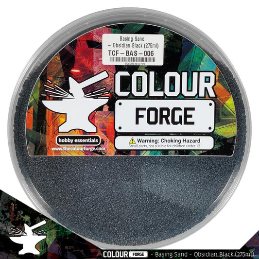 Colour Forge: Basing Sand – Obsidian Black (275ml)