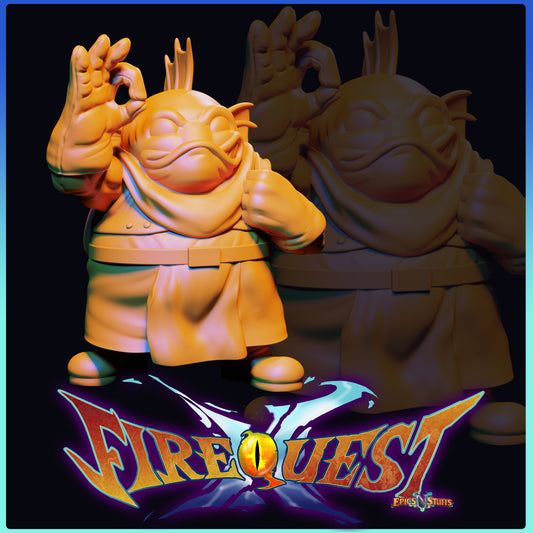 Travelling Fishman, Breath of Fire III, 3D Printed Resin Miniature