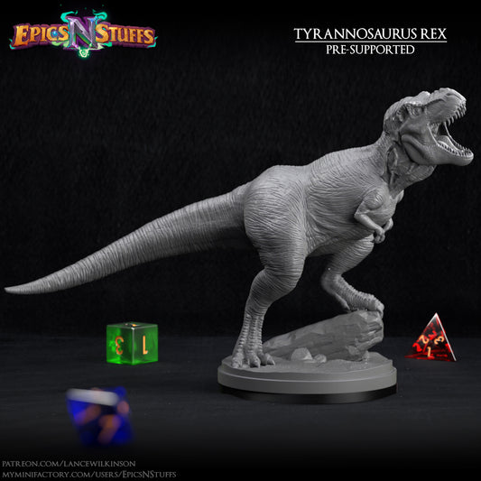 Tyrannosaurus Rex, 3D Printed Resin Miniature