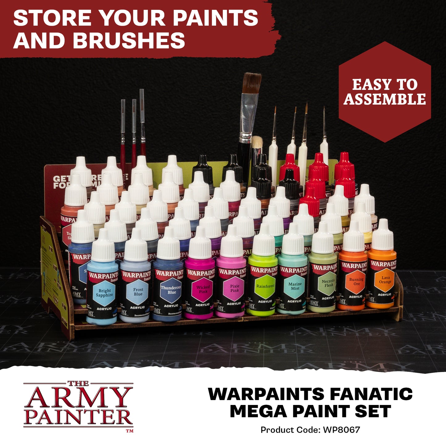 The Army Painter - Warpaints Fanatic Mega Paint Set