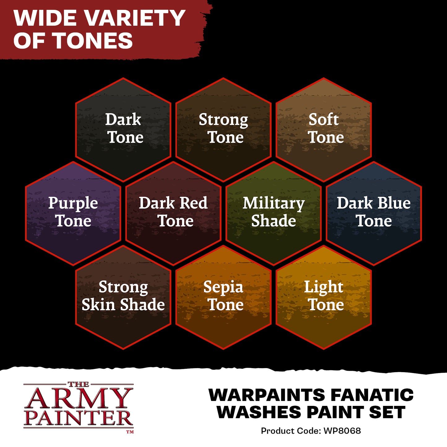 The Army Painter - Warpaints Fanatic Washes Paint Set