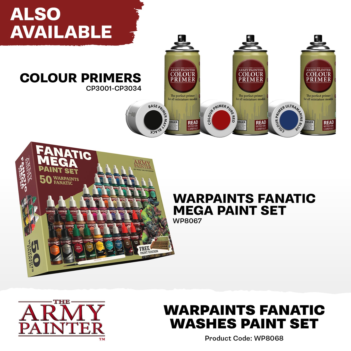 The Army Painter - Warpaints Fanatic Washes Paint Set