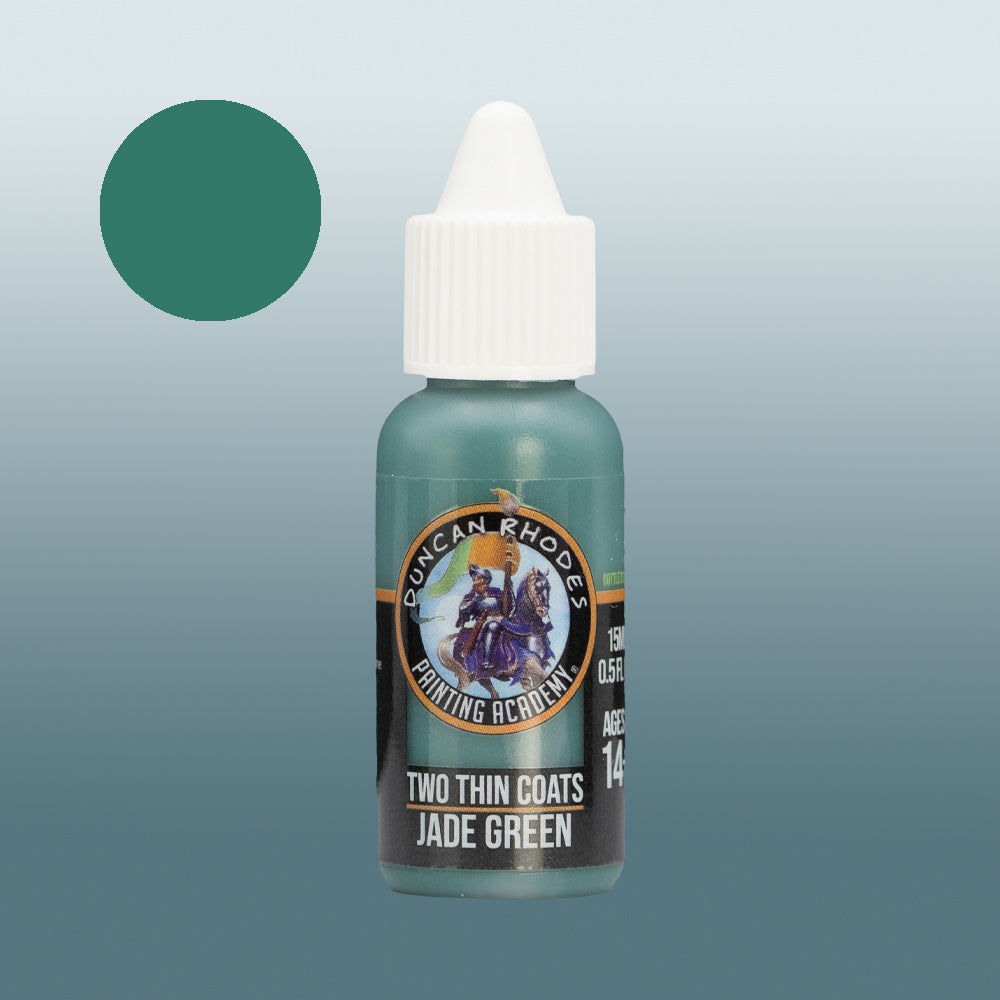 Two Thin Coats: Jade Green