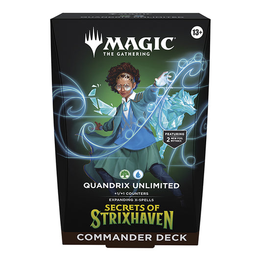 Magic: The Gathering -  Secrets of Strixhaven Commander - Quandrix Unlimited