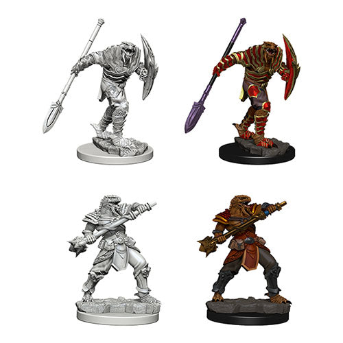 D&D Nolzur's Marvelous Miniatures:  Dragonborn Male Fighter with Spear