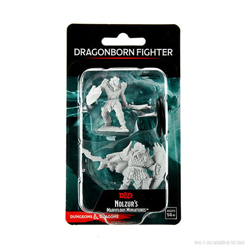 D&D Nolzur's Marvelous Miniatures:  Dragonborn Fighter Male