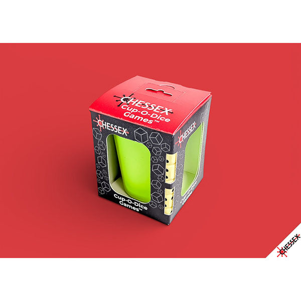 Chessex - Cup-O-Dice Games - Neon Green