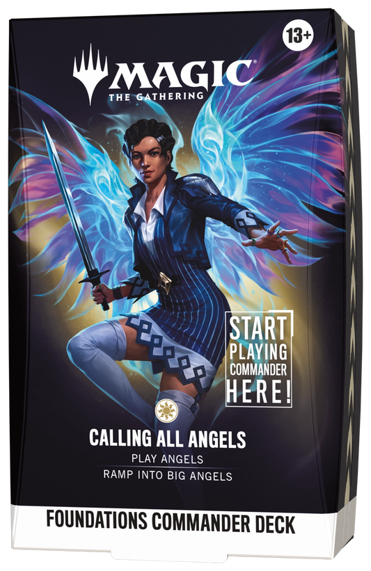 Magic: The Gathering - Reality Fracture Foundations Starter Commander Deck - Calling All Angels