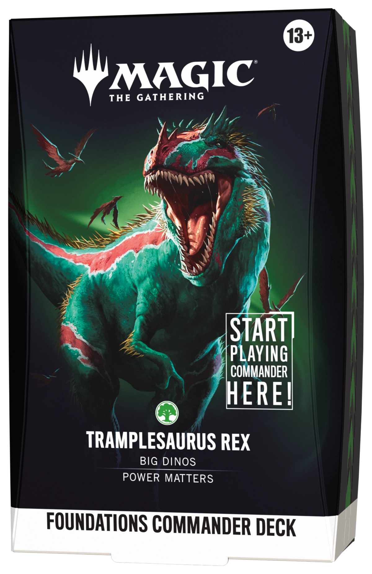 Magic: The Gathering - Reality Fracture Foundations Starter Commander Deck - Tramplesaurus Rex