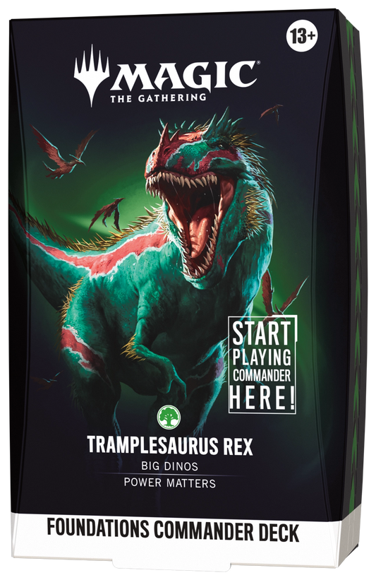 Magic: The Gathering - Reality Fracture Foundations Starter Commander Deck - Tramplesaurus Rex