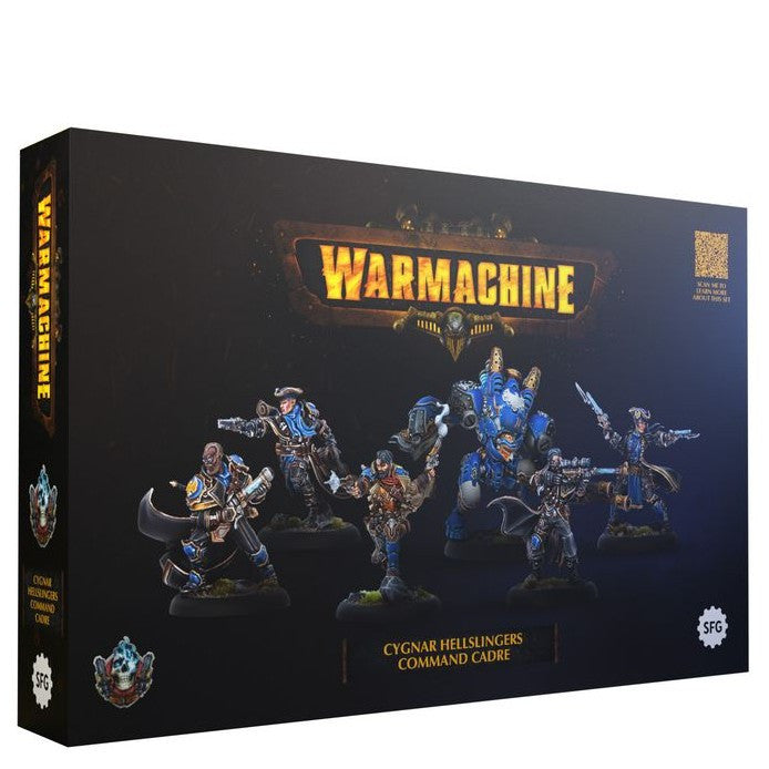 Warmachine: Cygnar Hellslingers Command Cadre (HIPS)