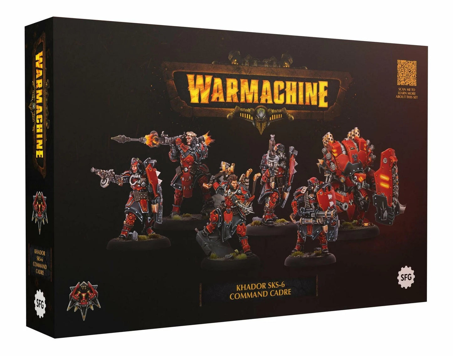Warmachine: Khador SKS-6 Command Cadre (HIPS)
