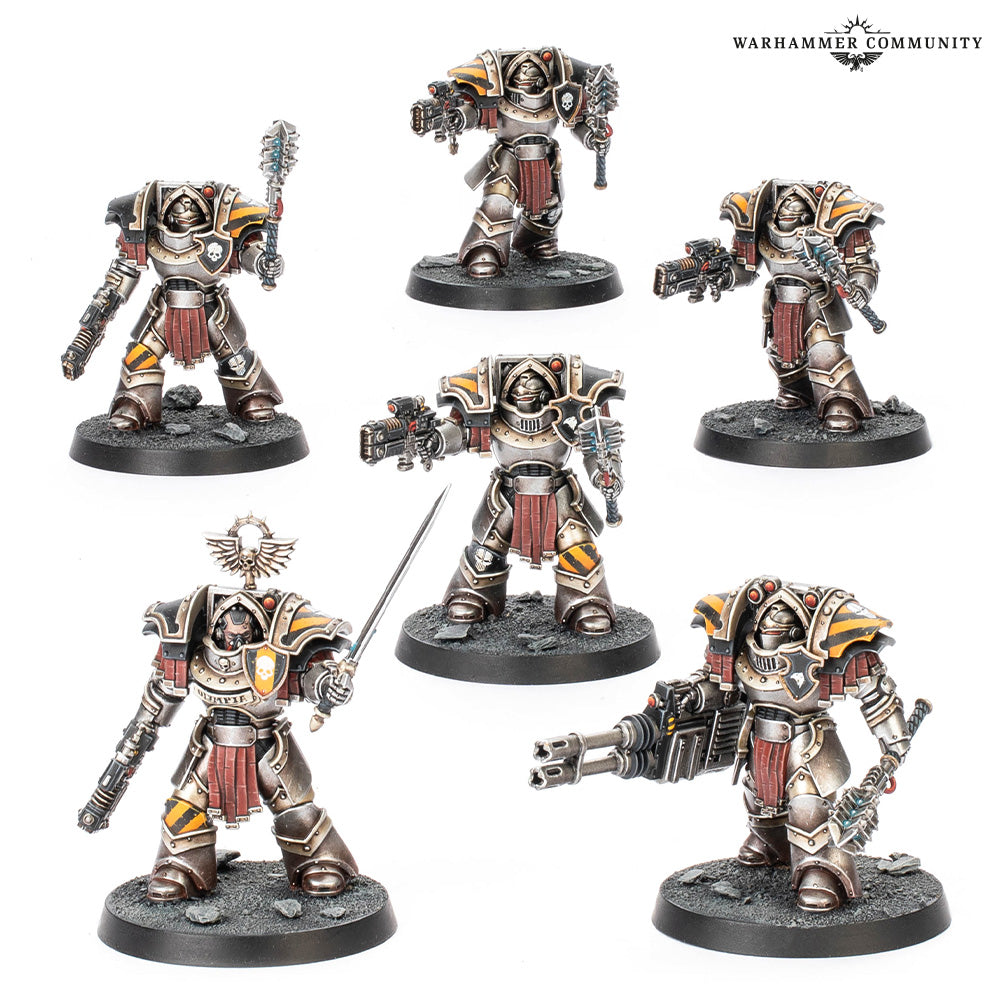 Legiones Astartes: Cataphractii Terminators w/ Volkite Chargers and Power Mauls