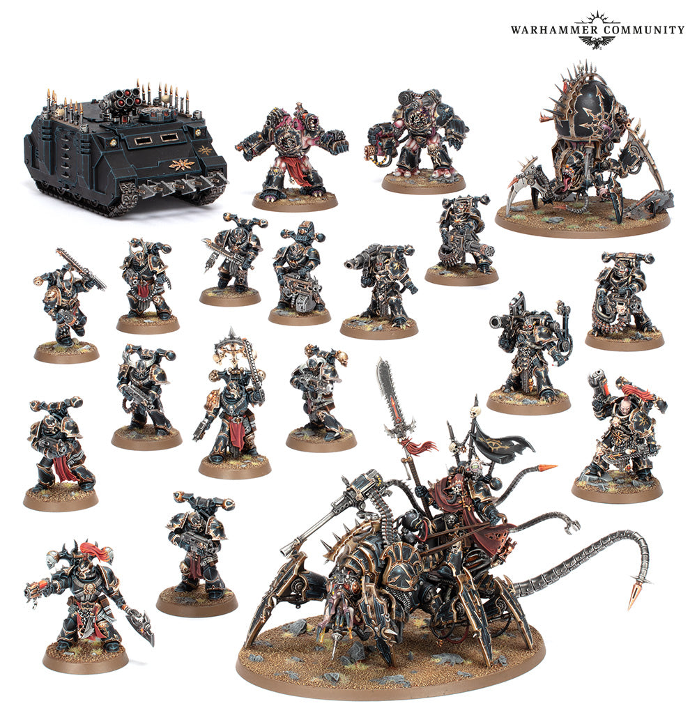 Chaos Space Marines: Battleforce: Hellforged Warband