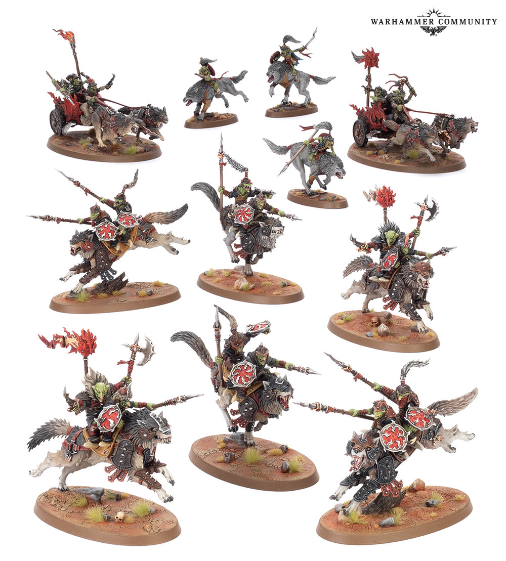 Spearhead: Gloomspite Gitz - Snarlpack Huntaz