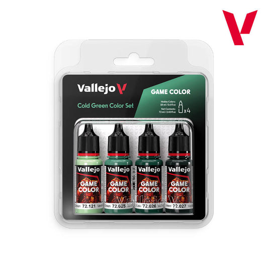 Vallejo Game Color Set - Cold Green Colour Set