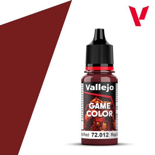 AV Vallejo Game Color 18ml - Scarlet Red