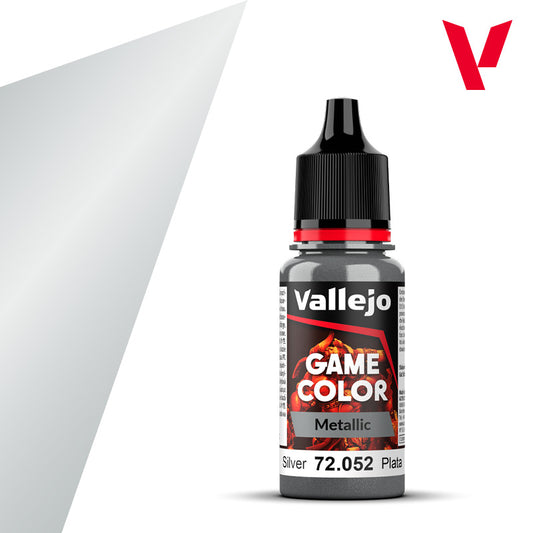 AV Vallejo Game Color Metallic 18ml - Silver