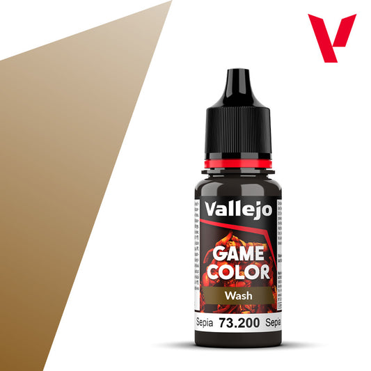 AV Vallejo Game Color Wash 18ml - Sepia