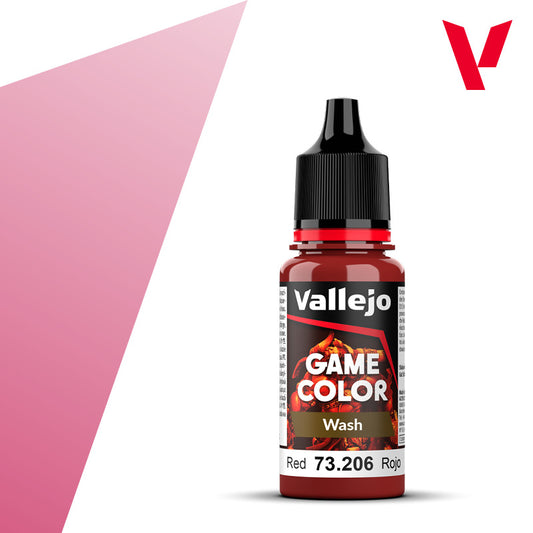 AV Vallejo Game Color Wash 18ml - Red