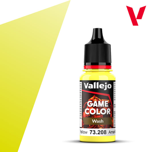 AV Vallejo Game Color Wash 18ml - Yellow